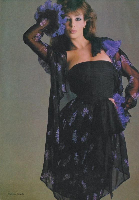 Kelly LeBrock - US Vogue April 1981 "Paris at the Couture: Certain Ideas Stand Out"