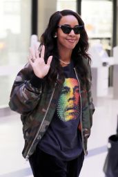 Kelly Rowland in Travel Outfit at LAX in LA 09/22/2023