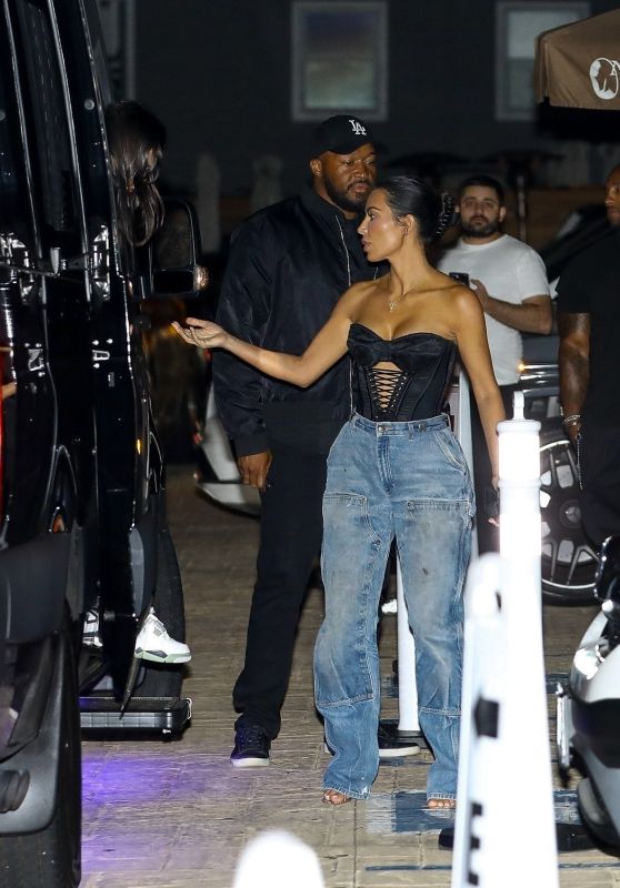 Kim Kardashian at Nobu Restaurant in Malibu 09/15/2023