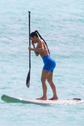 Kim Kardashian - Paddle Boarding in Turks 09/02/2023