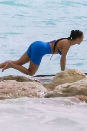 Kim Kardashian - Paddle Boarding in Turks 09/02/2023