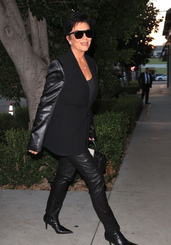 Kris Jenner at Caviar Kaspia in West Hollywood 09/19/2023