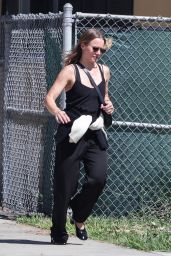 Kristen Bell in All Black Ensemble in LA 09/01/2023