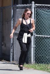 Kristen Bell in All Black Ensemble in LA 09/01/2023