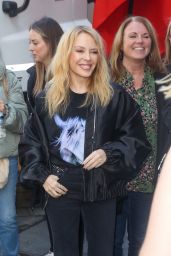Kylie Minogue at Capital Radio in London 09/22/2023