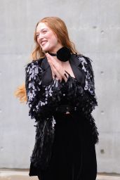 Larsen Thompson – Emporio Armani Fashion Show in Milan 09/21/2023