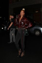 Laverne Cox Arrives at the LaQuan Smith Fashion Show in NYC 09/11/2023
