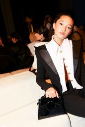 Lily Chee - Balmain Show at Paris Fashion Week 09/27/2023