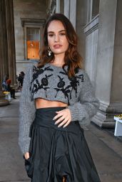 Lily James - Erdem Show at London Fashion Week 09/17/2023