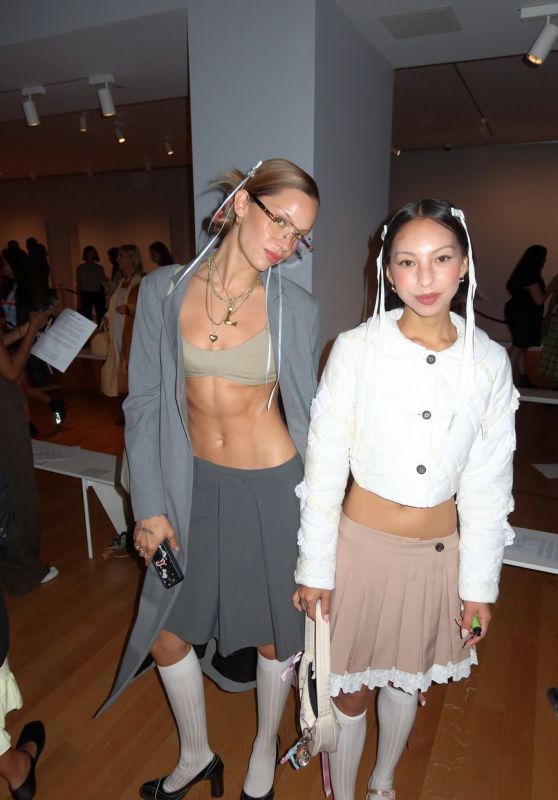 Lindsay Vrckovnik and Lumia Nocito - Sandy Liang Fashion Show in New York City 09/10/2023