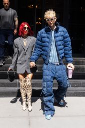 Megan Fox and Machine Gun Kelly in New York City 09/05/2023