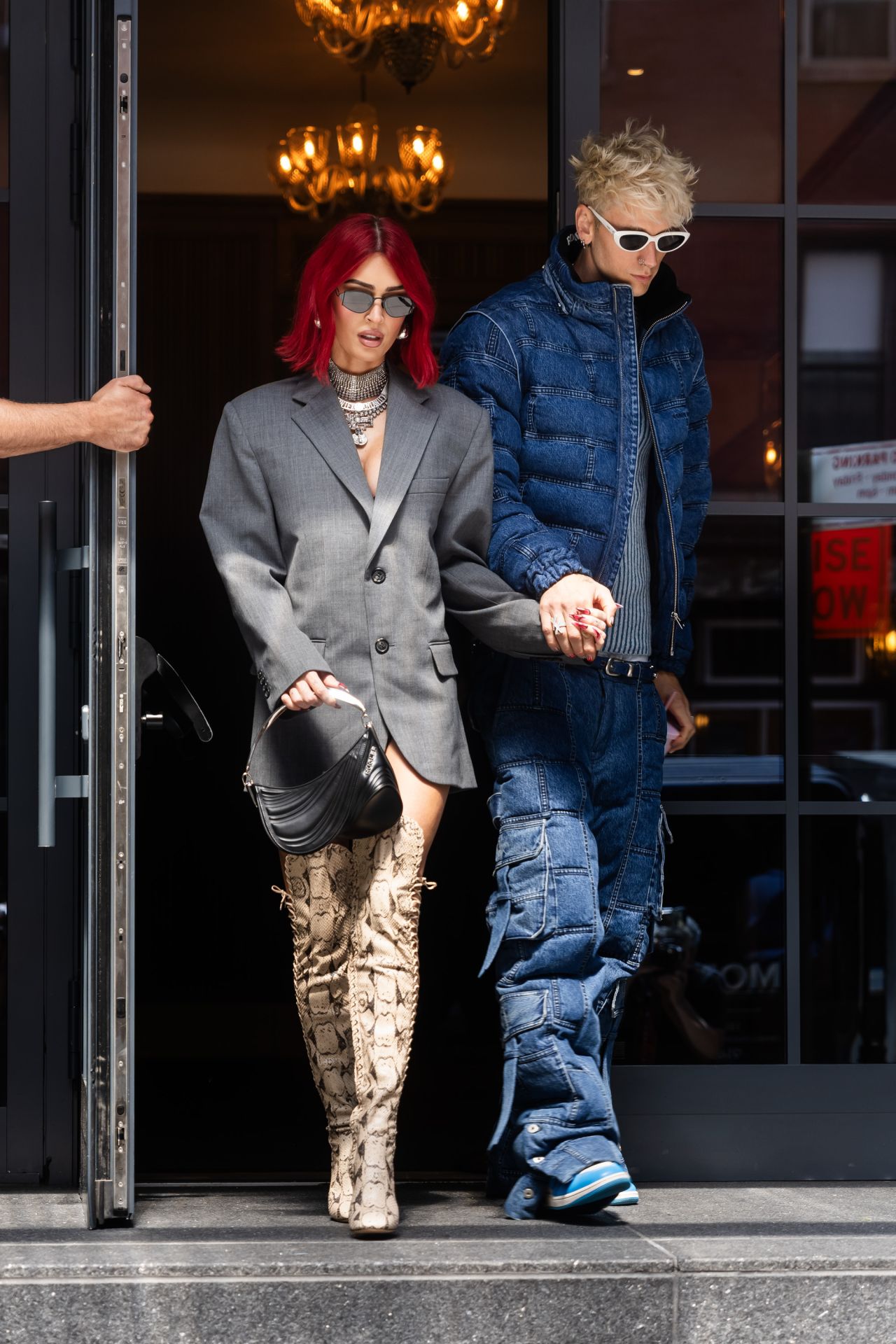 Megan Fox and Machine Gun Kelly in New York City 09/05/2023 • CelebMafia
