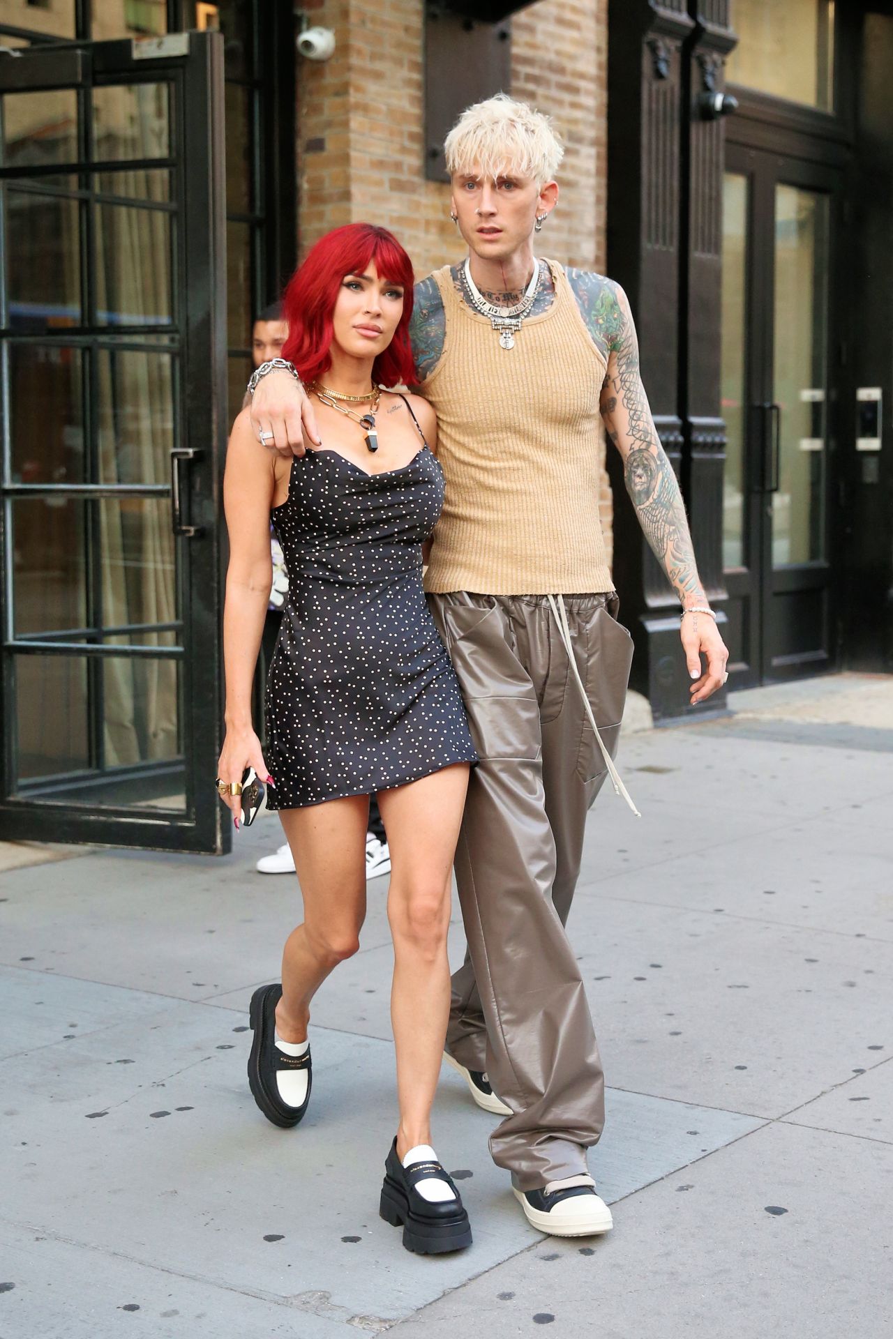 Megan Fox and Machine Gun Kelly - New York City 09/04/2023 • CelebMafia