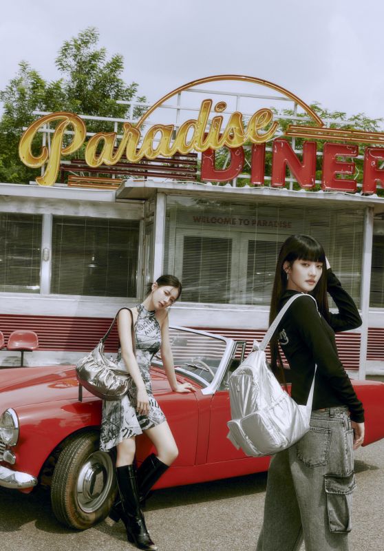 Minnie and Miyeon ( (G)I-DLE ) - J. Estina Handbags Fall/Winter 2023