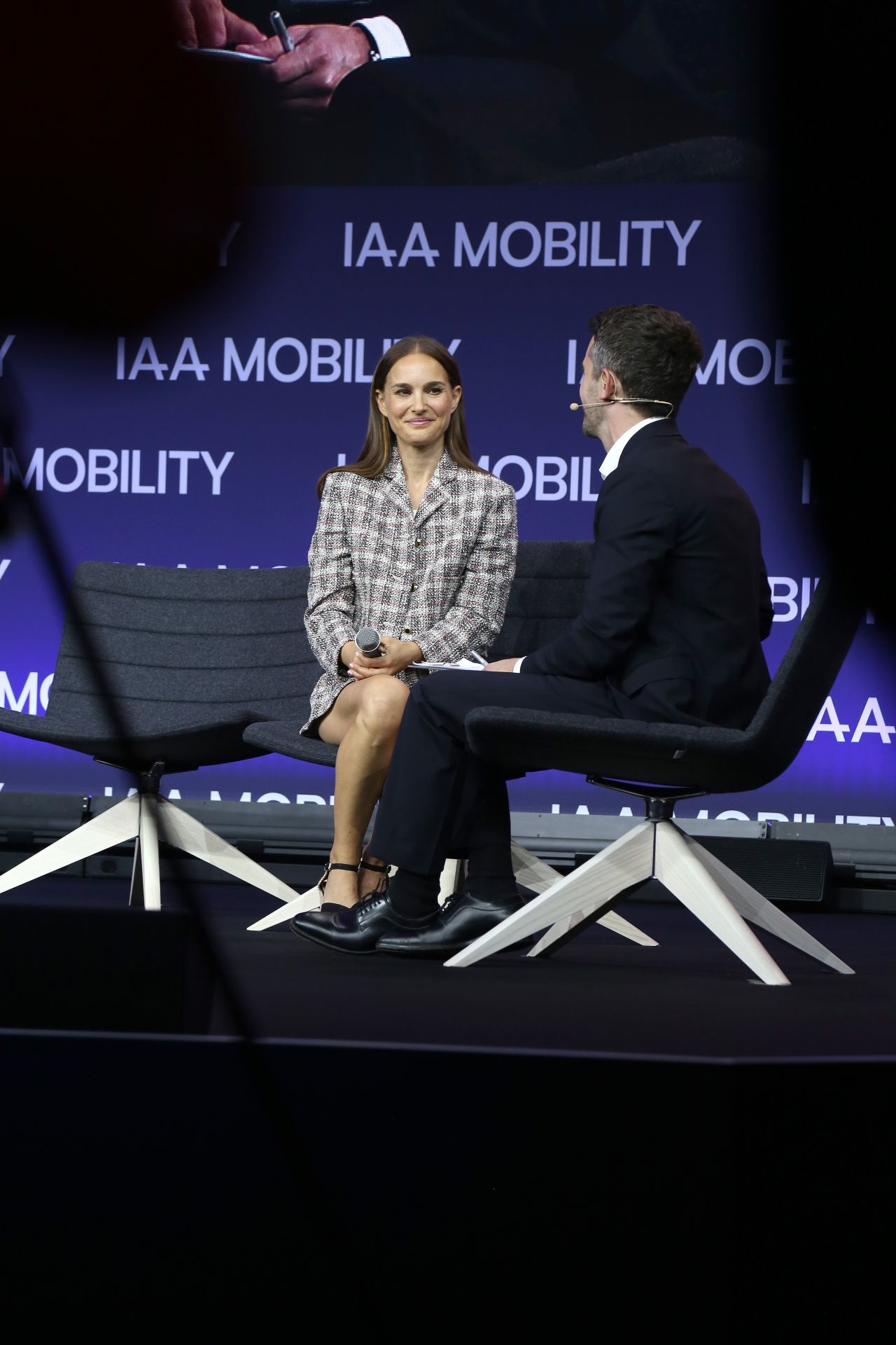 Natalie Portman at a Visionary Talk at IAA Mobility 2023 in Munich in