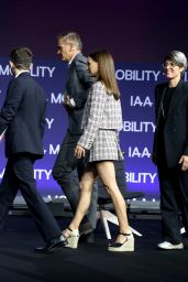 Natalie Portman at a Visionary Talk at IAA Mobility 2023 in Munich in Germany 09/05/2023