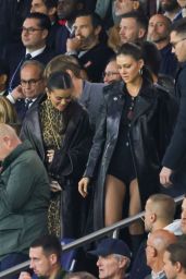 Nicola Peltz and Selena Gomez - PSG vs Olympique de Marseille in Paris 09/24/2023