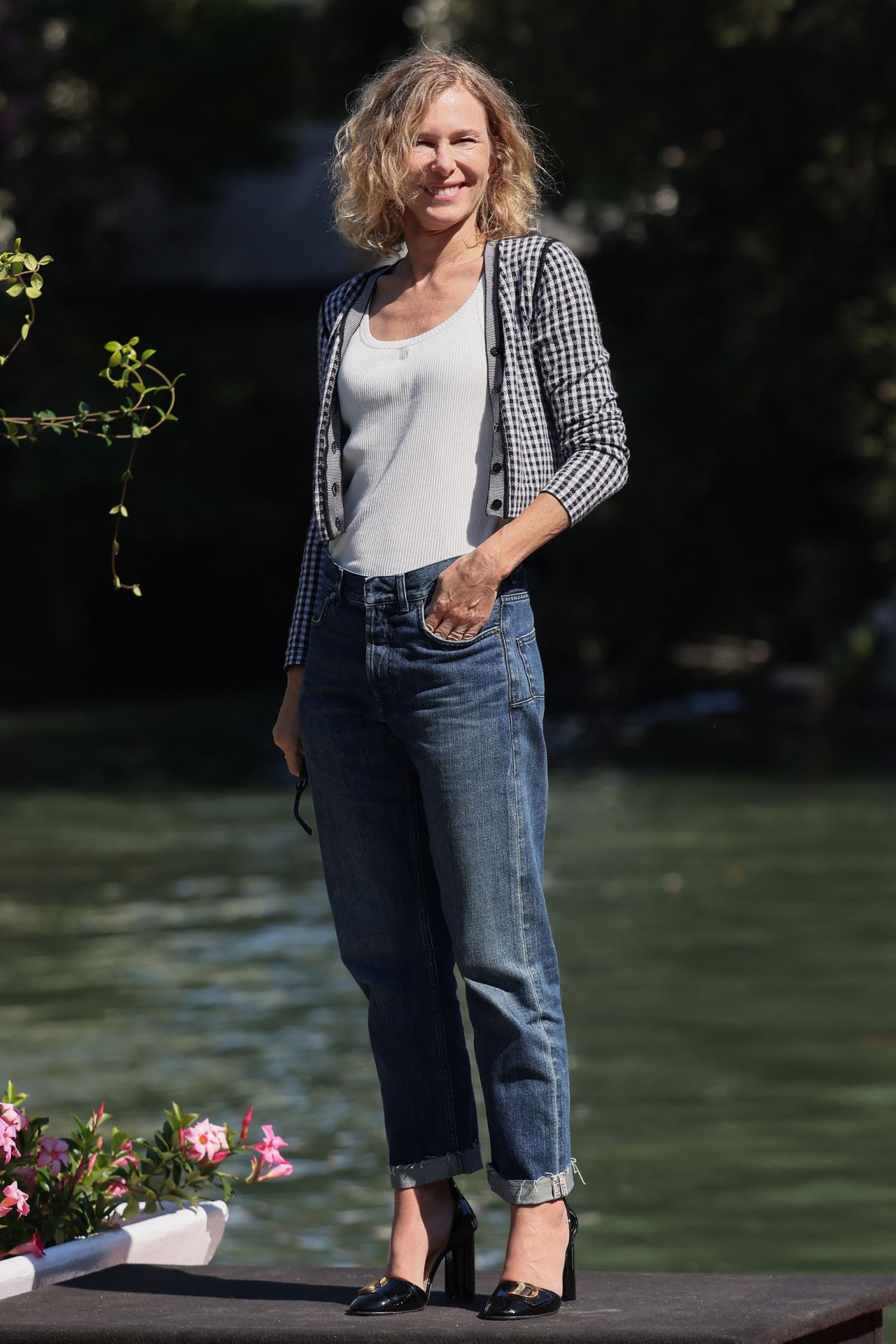 Pascale Arbillot Arrives at the Hotel Excelsior in Venice 09/06/2023