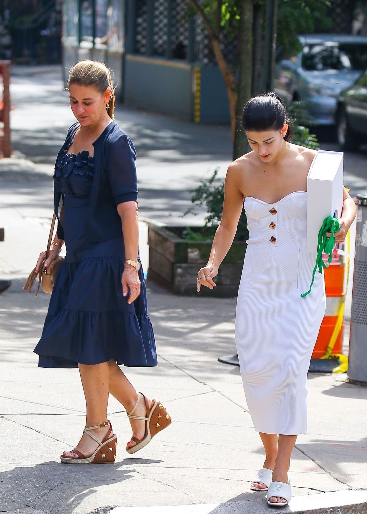 Phoebe Adele Gates and Melinda Gates at Cafe Cluny in New York 09/15