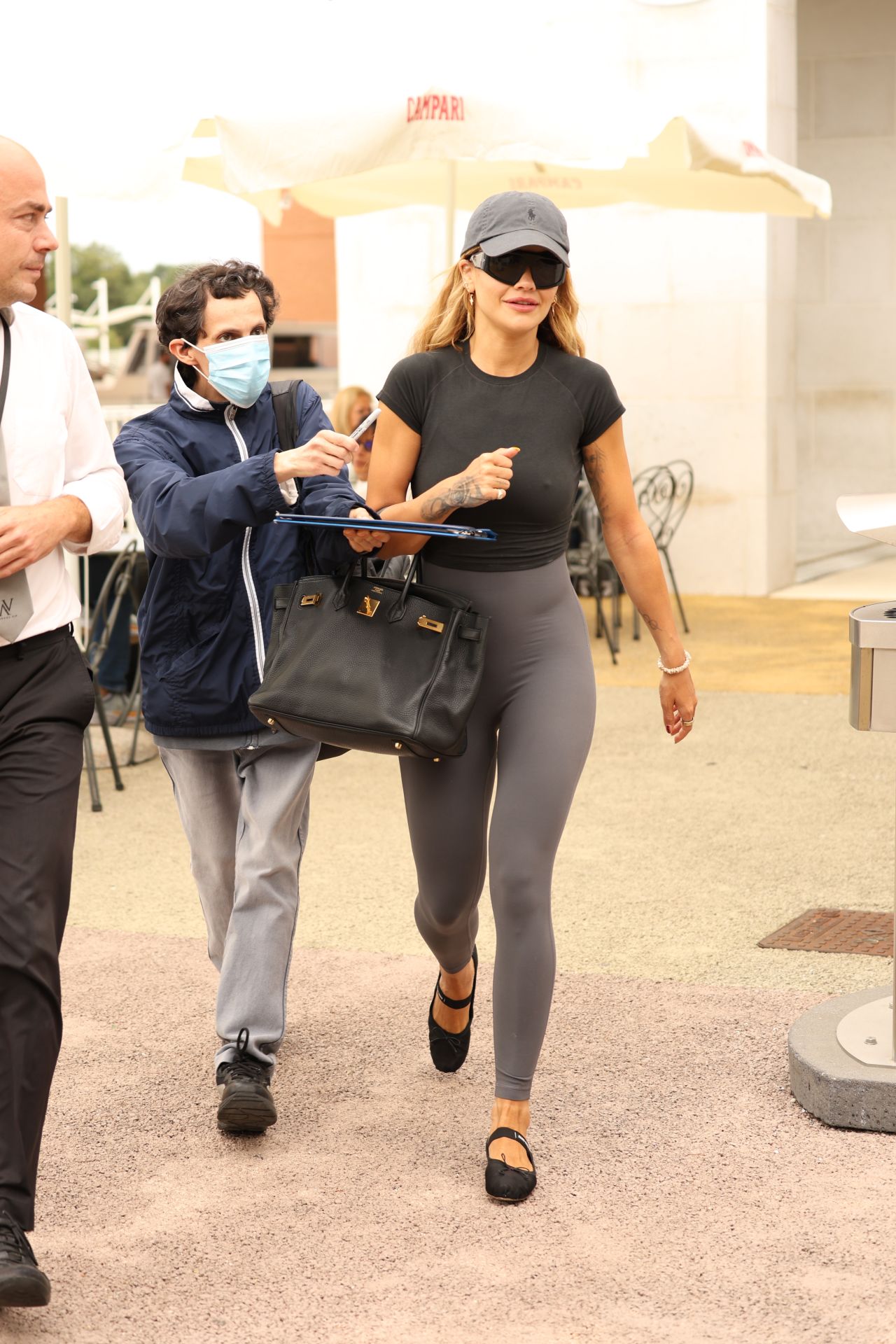 Rita Ora with her Hermes Red Birkin 35 Bag — Collecting Luxury