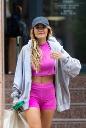 Rita Ora Goes on a Fun Bicycle Ride in Verona 08/30/2023