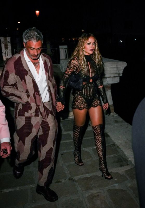 Rita Ora - Night Out in Venice 09/03/2023