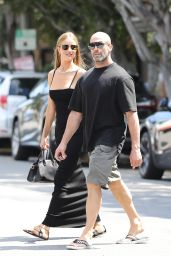 Rosie Huntington-Whiteley and Jason Statham on Melrose in Los Angeles 09/09/2023