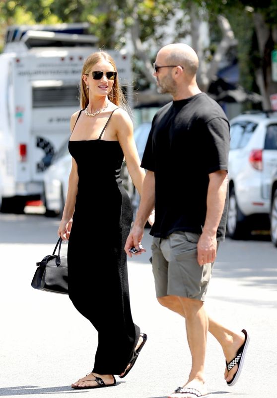 Rosie Huntington-Whiteley and Jason Statham on Melrose in Los Angeles 09/09/2023