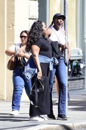 Venus Williams With Her Sister Isha Price in New York 08/31/2023