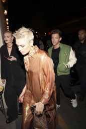 Wallis Day at the Upscale Costes Restaurant in Paris 09/26/2023