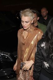 Wallis Day at the Upscale Costes Restaurant in Paris 09/26/2023