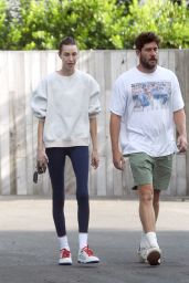 Whitney Port With Her Husband in Los Angeles 09/01/2023