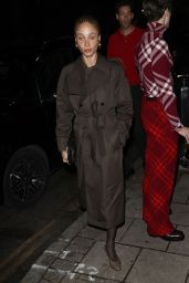 Adwoa Aboah at Burberry Dinner in London 10/12/2023