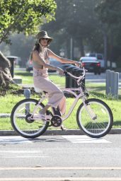 Alessandra Ambrosio - Bike Ride in Santa Monica 10/14/2023