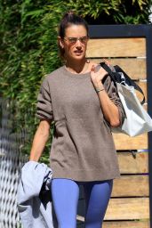 Alessandra Ambrosio - Exiting a gym in West Hollywood 10/17/2023