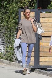 Alessandra Ambrosio - Exiting a gym in West Hollywood 10/17/2023