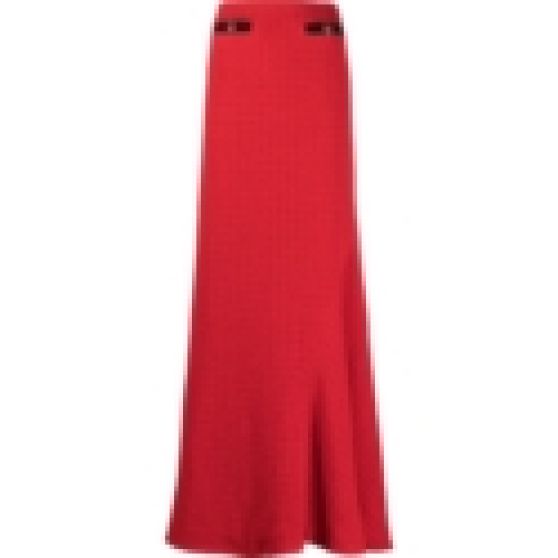 Alessandra Rich Tweed Maxi Skirt