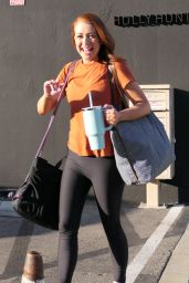 Alyson Hannigan - Leaving DWTS Rehearsals in Los Angeles 10/26/2023