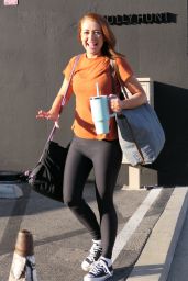 Alyson Hannigan - Leaving DWTS Rehearsals in Los Angeles 10/26/2023