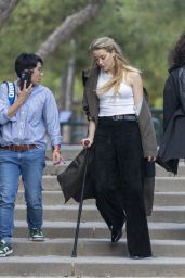 Amber Heard - Out in Madrid 10/17/2023
