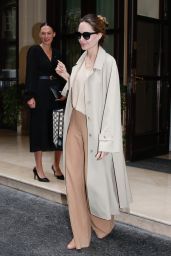 Angelina Jolie - Leaving Her Hotel in Paris 10/13/2023