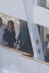 Angelina Jolie on Christina O Yacht to Film Maria Callas Biopic in Katapola 10/16/2023