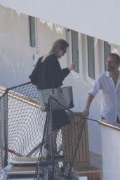 Angelina Jolie on Christina O Yacht to Film Maria Callas Biopic in Katapola 10/16/2023