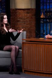 Anne Hathaway - Late Night With Seth Meyers 10/05/2023 • CelebMafia