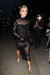 Ashley Roberts in a Sheer Dress Arriving at Attitude Awards in London 10/11/2023