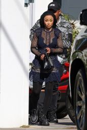 Blac Chyna at Raleigh Studios in Studio City 10/03/2023