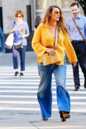 Blake Lively - Out in a colorful Ensemble in New York 10/03/2023