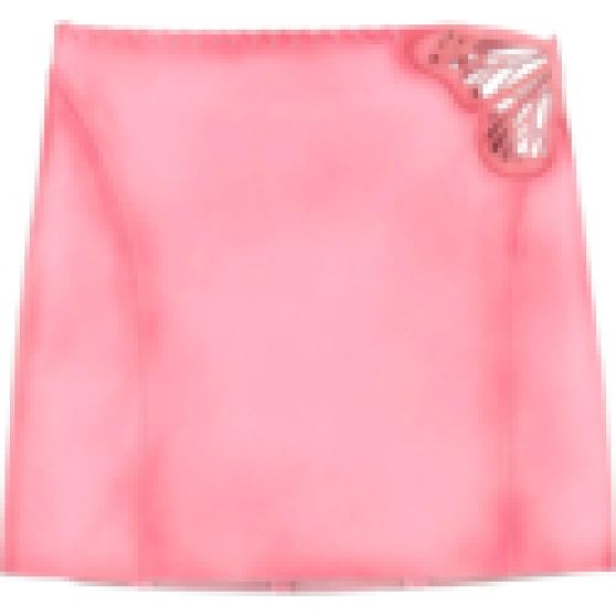 Blumarine Pink Leather Mini Skirt