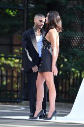 Bruna Marquezine and Rauw Alejandro - Filming for a Commercial in New York 10/16/2023