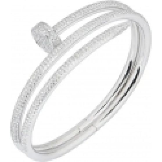 Cartier White Gold Diamond Set Juste Un Clou Bracelet